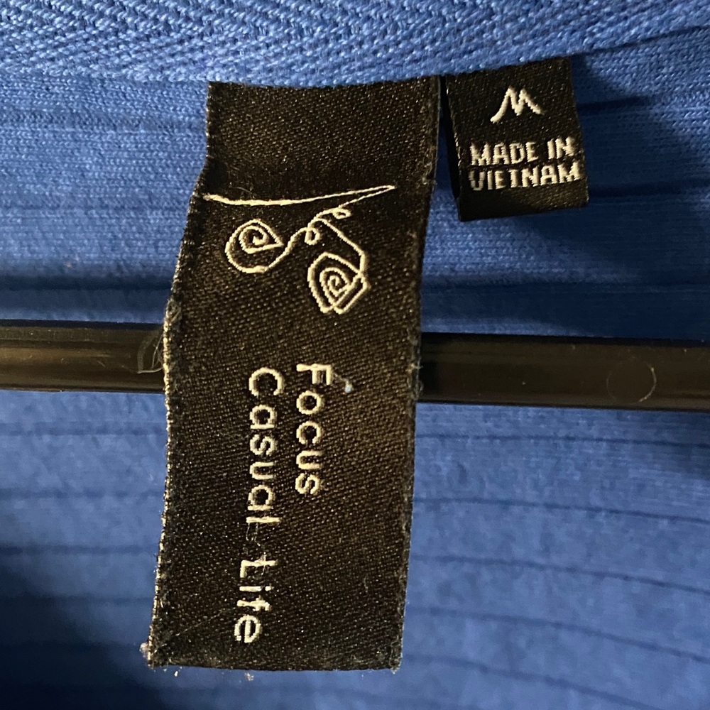 Intel Vibrant Blue Textured Top